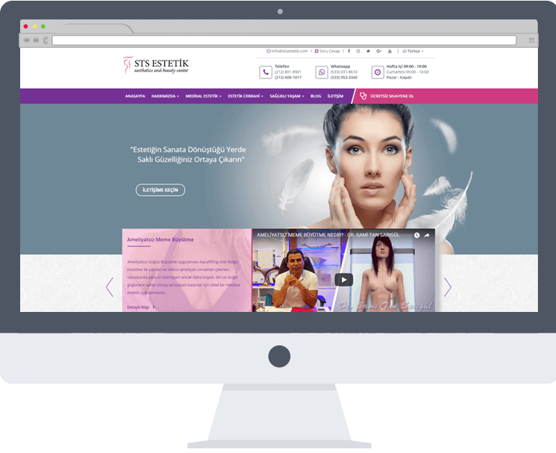 STS Estetik Web Tasarımı ve SEO Optimizasyonu