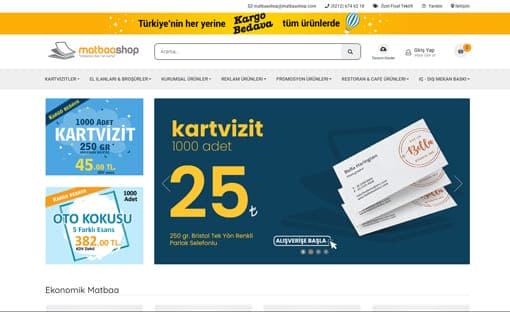 MatbaaShop E-Ticaret