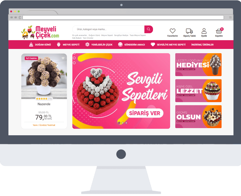 Meyveli Çiçek E-Ticaret