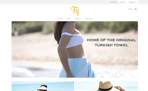 Turkish Towel USA Özel Tasarım E-Ticaret